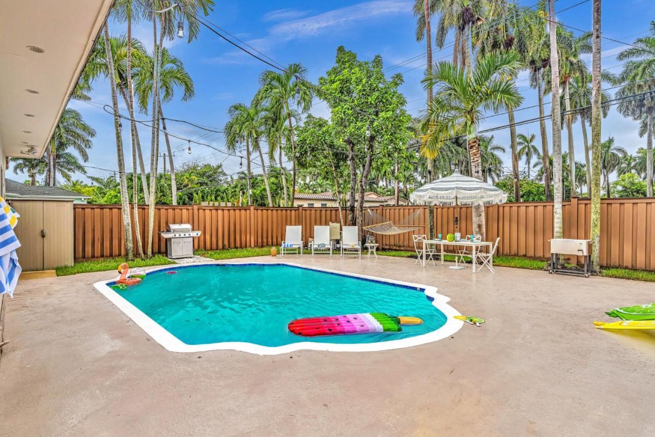 Tropical Oasis With Pool 10 Mins Airport & 5 Mins Beach Hollywood Kültér fotó