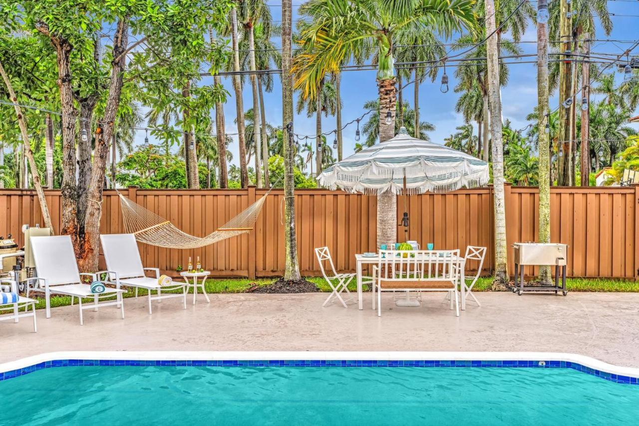 Tropical Oasis With Pool 10 Mins Airport & 5 Mins Beach Hollywood Kültér fotó