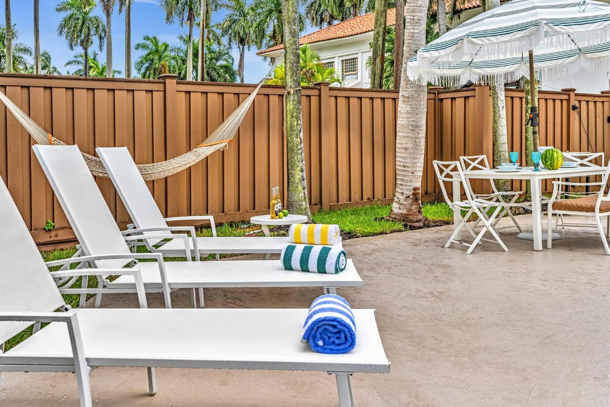 Tropical Oasis With Pool 10 Mins Airport & 5 Mins Beach Hollywood Kültér fotó